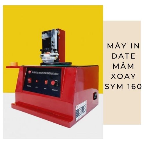 Máy in date mâm xoay SYM 160