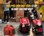 Hình ảnh Máy phát điện chạy xăng là gì? Có mấy loại phổ biến?