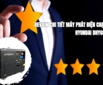 Hình ảnh Review chi tiết máy phát điện chạy dầu Hyundai DHY6000SE