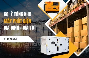 Gợi Ý Tổng Kho Máy Phát Điện Gia Đình – Giá Tốt