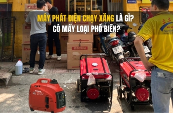 Máy phát điện chạy xăng là gì? Có mấy loại phổ biến?