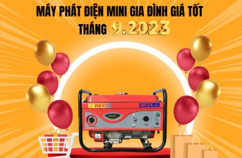 Máy phát điện mini gia đình giá tốt tháng 9/2023 tại Siêu thị Hải Minh
