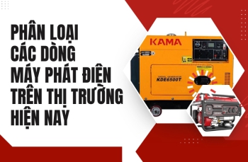 Phân loại các dòng máy phát điện trên thị trường hiện nay