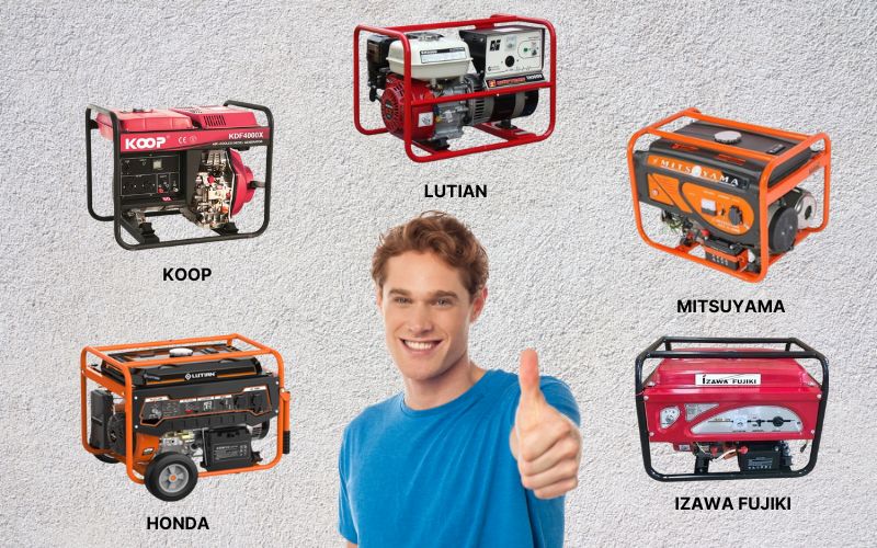 5 thương hiệu máy phát điện gia đình nên đầu tư