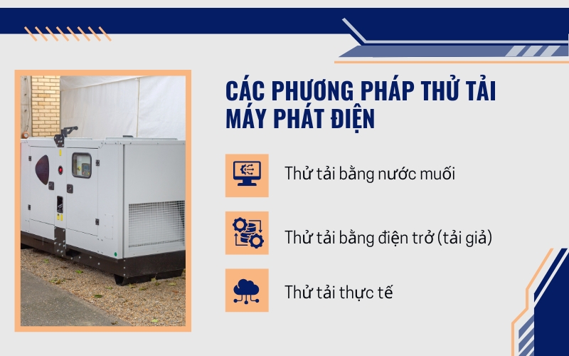 Các phương pháp thử tải máy phát điện