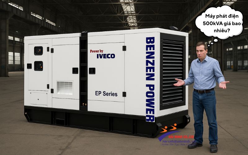 Máy phát điện 500kVA giá bao nhiêu?