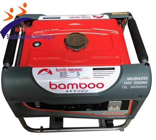 máy phát điện Bamboo 3600E hoạt động với côn suất cao