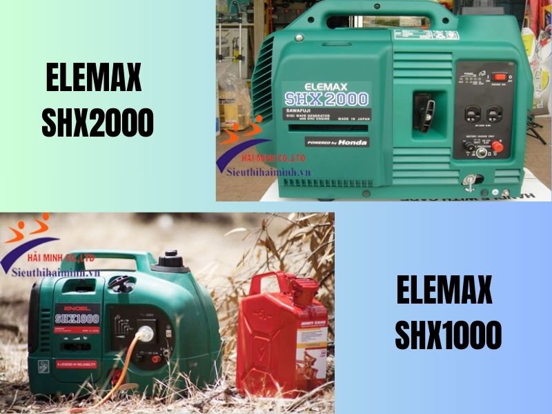 phát điện mini ELEMAX SHX1000 và SHX2000