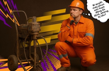 Bí quyết máy phun sơn hoạt động ổn định, không bị tắc