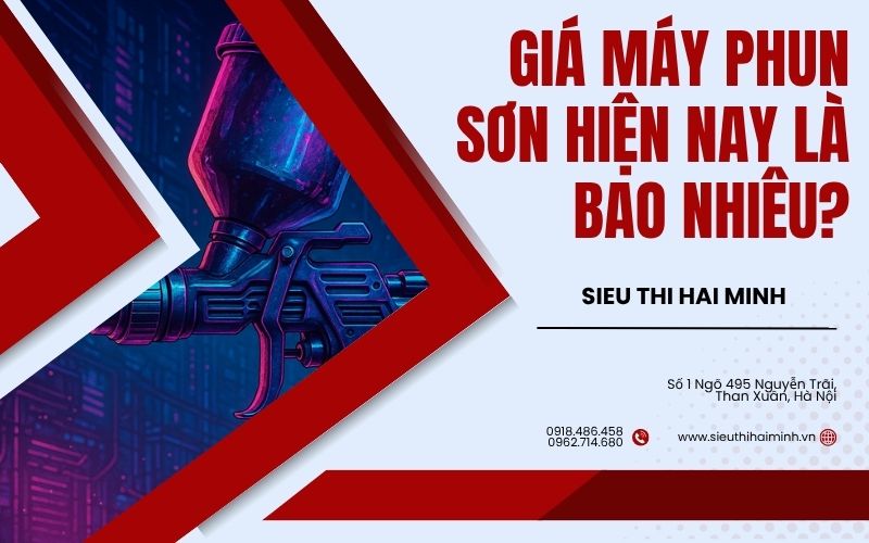 Giá máy phun sơn hiện nay là bao nhiêu?