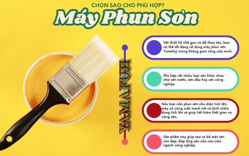 Chọn sao cho phù hợp - Máy phun sơn