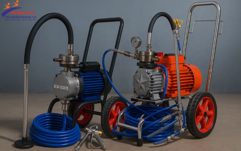 Máy phun sơn công nghiệp SCM-3500PS và SCM-4000PS