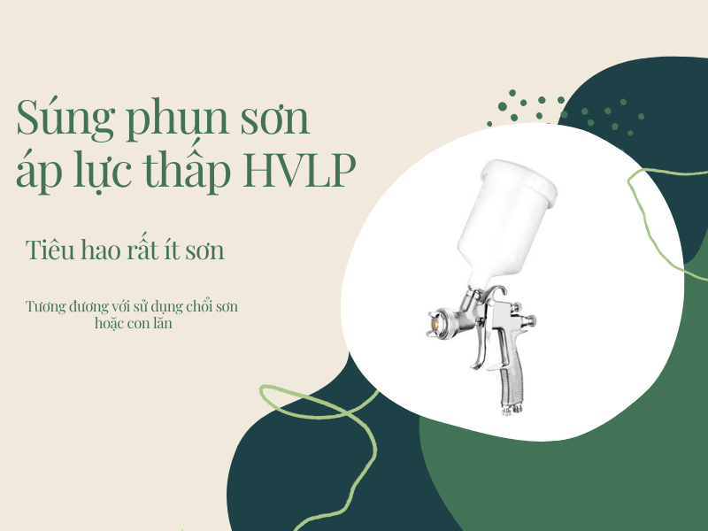 Súng phun sơn áp lực thấp HVLP