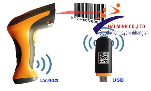 Máy quét mã vạch không dây Topcash LV-90G