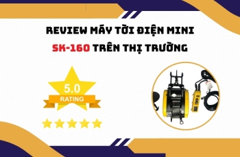 Review Máy Tời Điện Mini SK-160 Trên Thị Trường