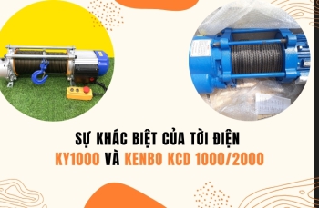 Sự Khác Biệt Của Tời Điện KY1000 Và Kenbo KCD 1000/2000