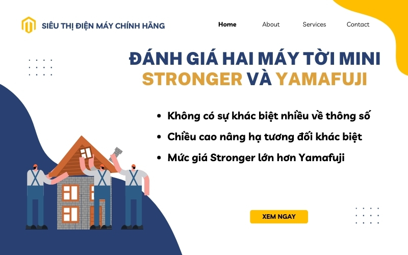 Đánh giá hai máy tời mini Stronger và Yamafuji