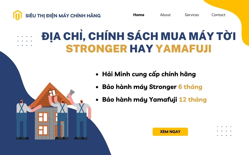Địa chỉ, chính sách mua máy tời mini Stronger hay Yamafuji