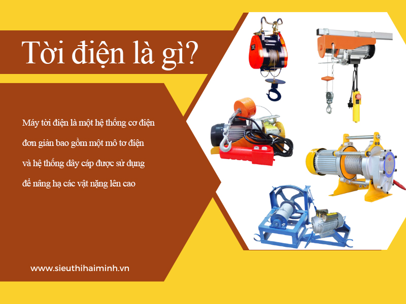 Định nghĩa về máy tời trong xây dựng