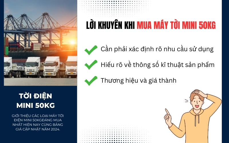 Lời khuyên khi mua máy tời mini 50kg