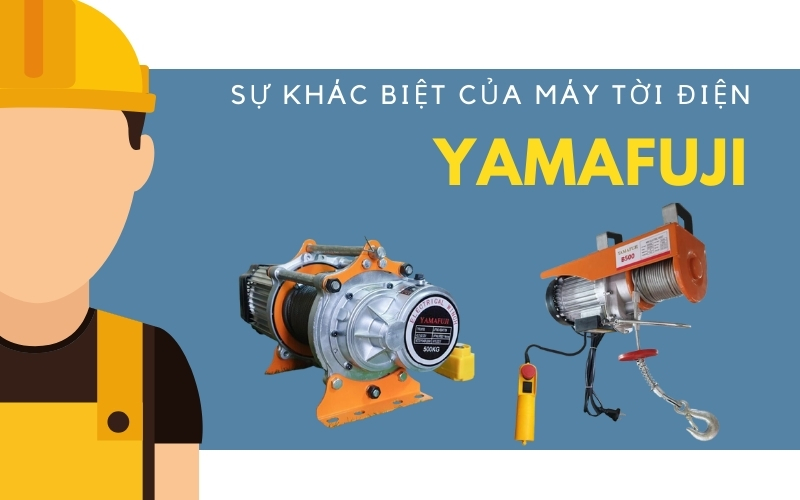 Sự khác biệt giữa máy tời Yamafuji với các hãng khác