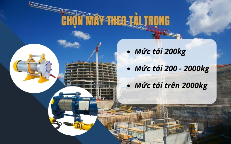 Theo tải trọng của thiết bị