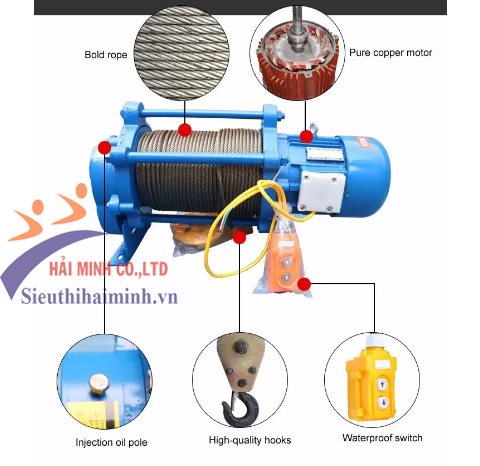  Tời Điện Đa Năng KCD 400/800