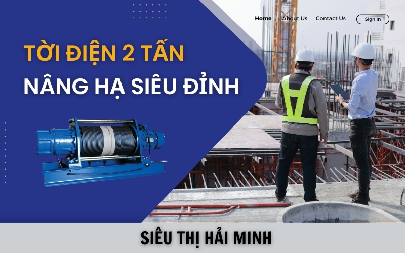 Tời điện 2 tấn ~ 2000kg nâng hạ siêu đỉnh