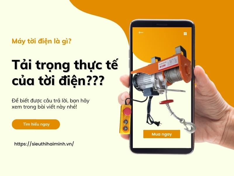 Tời điện là gì?