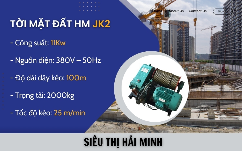 Tời mặt đất HM JK2
