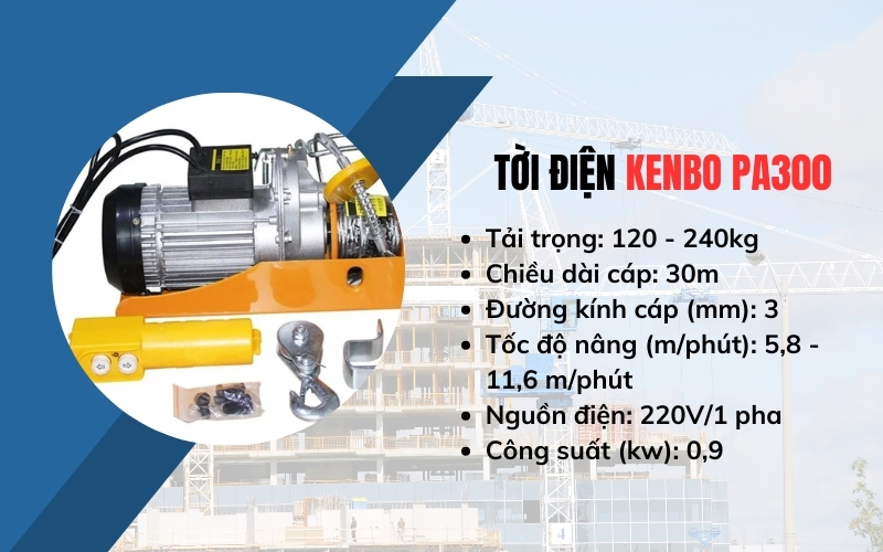 Tời treo KenBo PA300