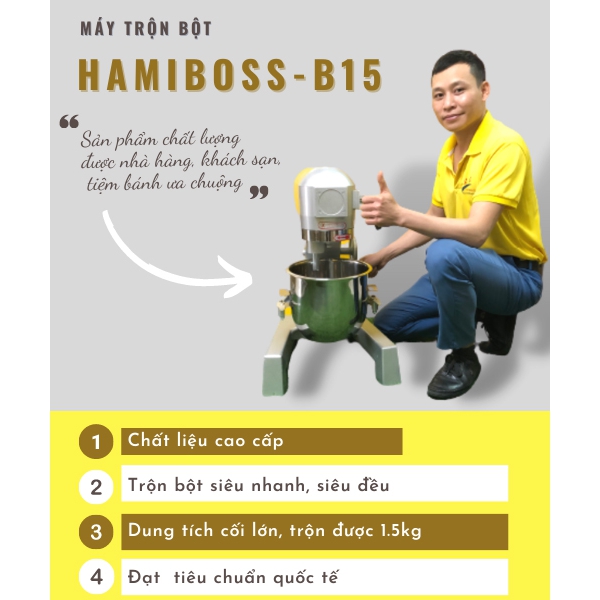 Máy trộn bột Hamiboss-B15