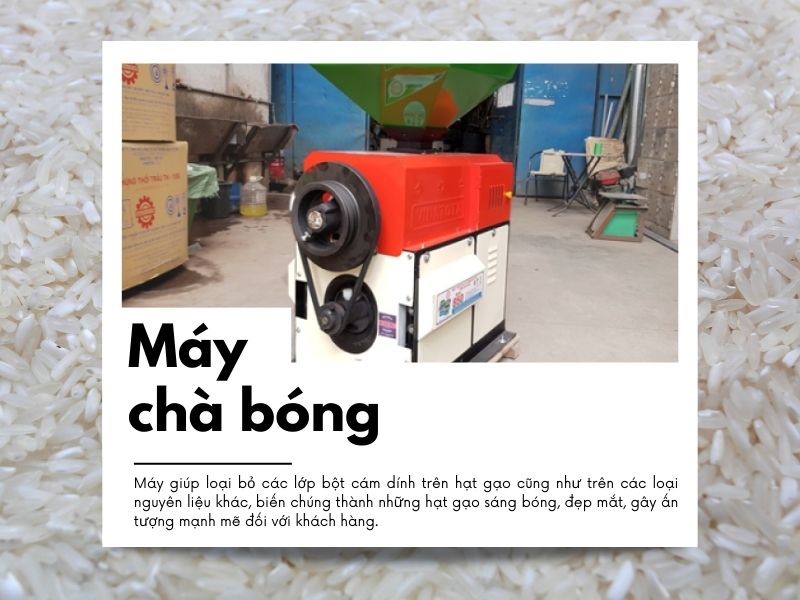 Giới thiệu máy chà bóng gạo