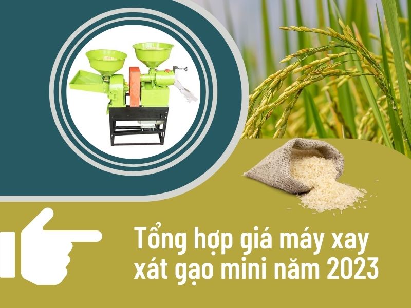 Tổng hợp giá máy xay xát gạo mini năm 2023