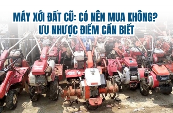 Máy xới đất cũ: có nên mua không? Ưu nhược điểm cần biết