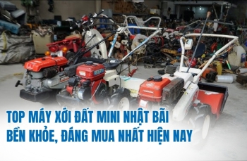 Top máy xới đất mini Nhật bãi bền khỏe, đáng mua nhất hiện nay