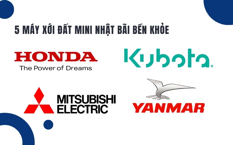 5 máy xới đất mini Nhật bãi bền khỏe