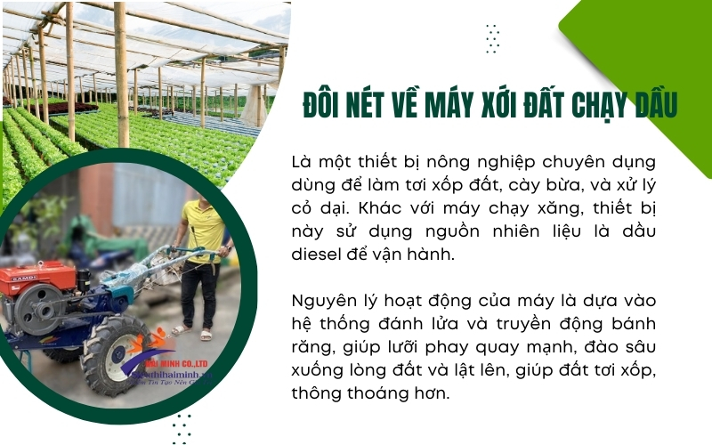 Đôi nét về máy xới đất chạy dầu