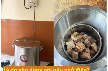 Lý do nên dùng nồi nấu phở điện?