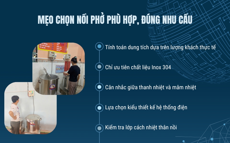 Mẹo chọn nồi phở phù hợp, đúng nhu cầu