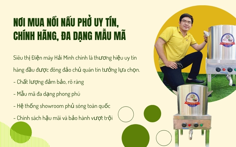 Nơi mua nồi nấu phở uy tín, chính hãng, đa dạng mẫu mã