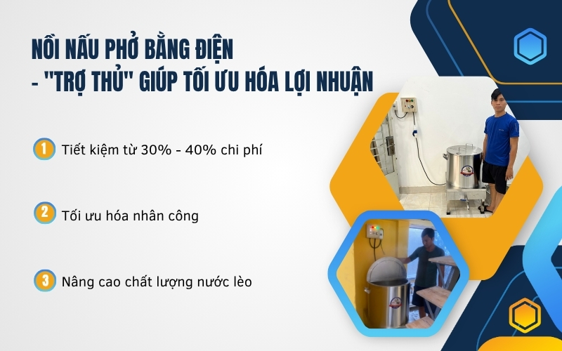 Nồi nấu phở bằng điện - 