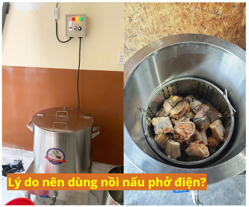 Lý do nên dùng nồi nấu phở điện?