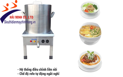 Sử dụng nồi nấu phở bằng điện DL-20L