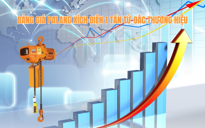 Bảng giá palang xích điện 1 tấn từ các thương hiệu