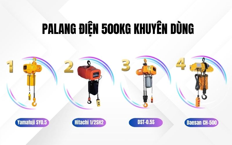 Palang điện 500kg khuyên dùng hiện nay