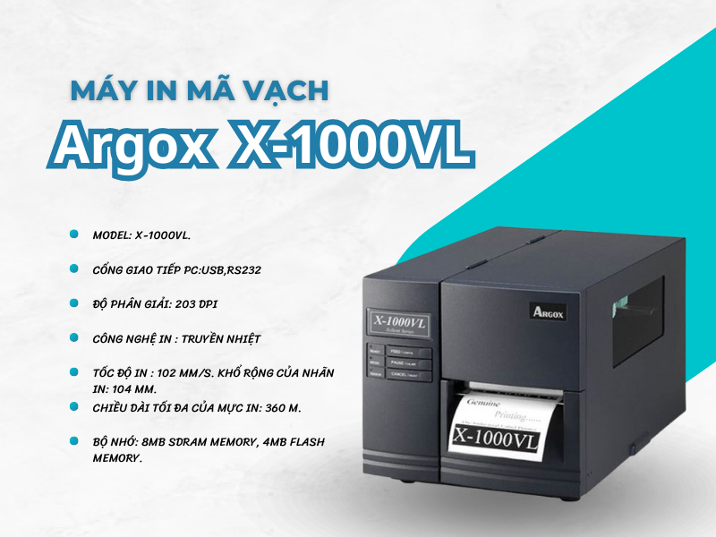 Top máy in mã vạch Argox chất lượng!