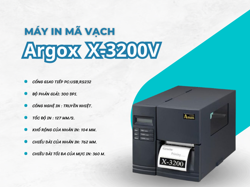 Top máy in mã vạch Argox chất lượng!