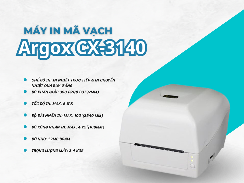 Top máy in mã vạch Argox chất lượng!
