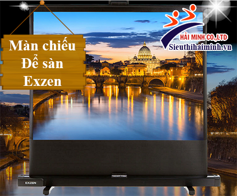 màn chiếu để sàn giá rẻ